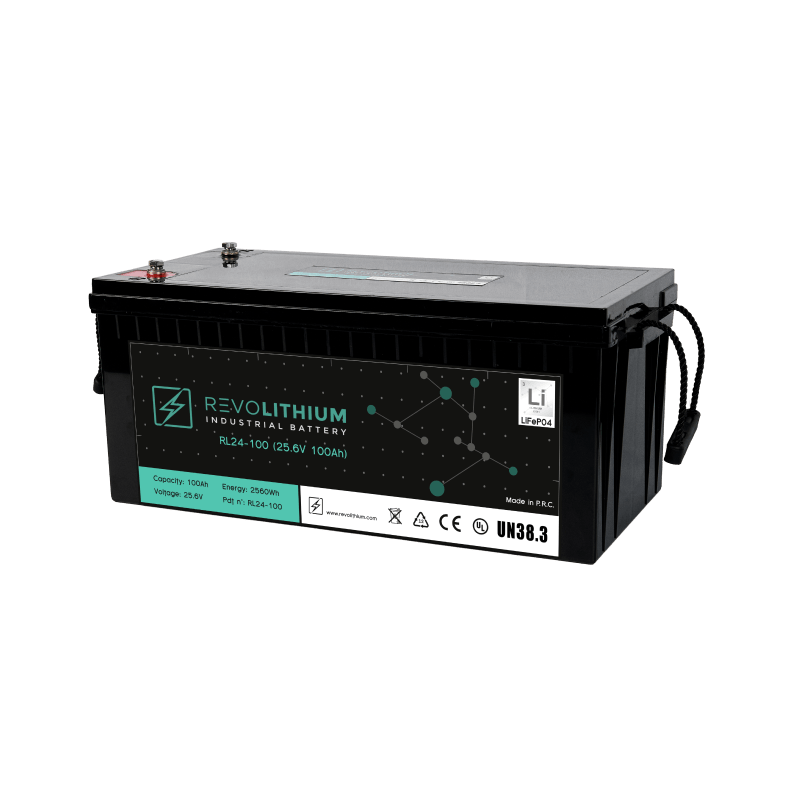 Batteria auto REVOLITHIUM RL24 100 25. 2560KWH LITIO 25.6V 100Ah